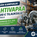 Kevään kampanja – Rahtivapaa yli 800 € tilauksille 15.4.–31.5.